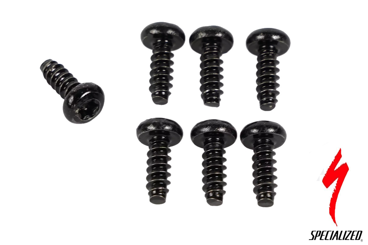 Kit de pernos Torx T10 S180500005 para montar cubierta de batería en Specialized Vado y Como Gen.1, 7 piezas de acero.