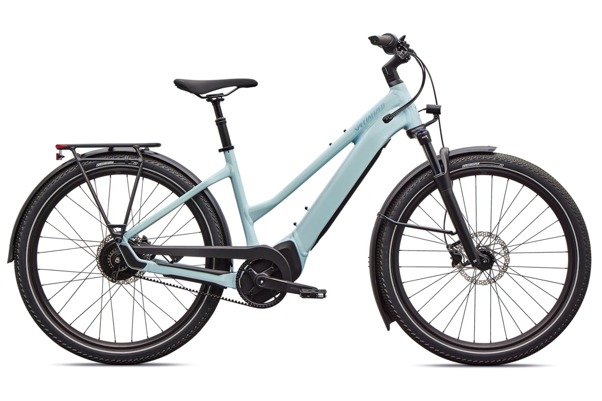 Specialized Turbo Vado 4.0 IGH Step-Through, bicicleta eléctrica para mujer de alta calidad y diseño, perfecta para desplazamientos urbanos y aventuras por caminos. Con su motor silencioso y potente, su batería de larga duración y su sistema de cambio continuo enviolo City Internal Gear Hub (IGH), esta e-bike ofrece una experiencia de conducción sin igual