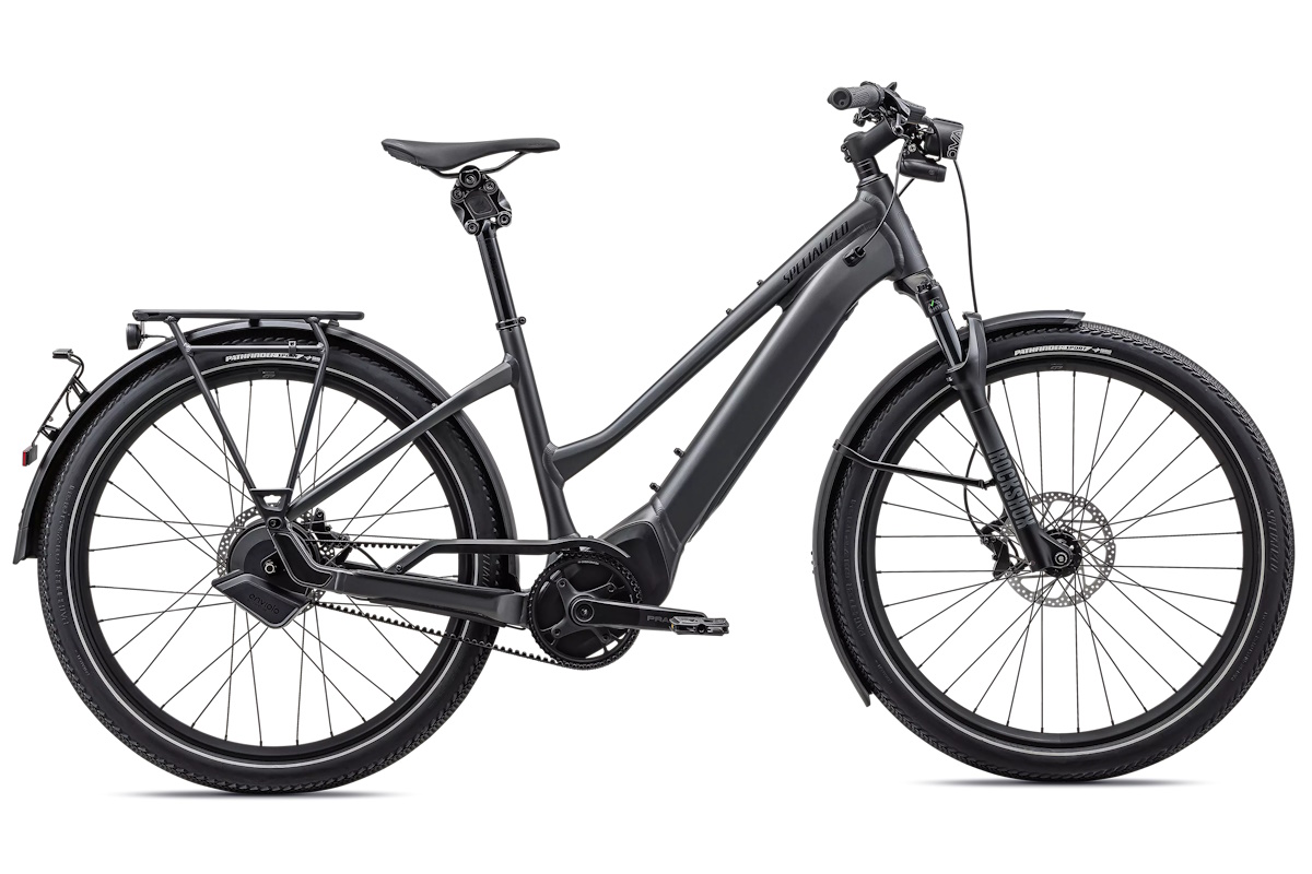 ebike para mujer más potente, mayor autonomía y más comoda, para trayectos largos y altos puertos de motaña. Specialized Turbo Vado S IGH Step Through