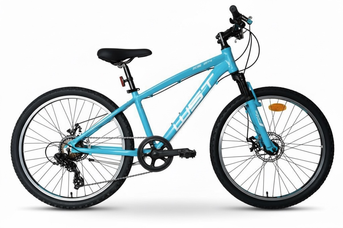 Bicicleta de montaña de alumino con cambio Shimano 7x1 monoplato y suspension delantera