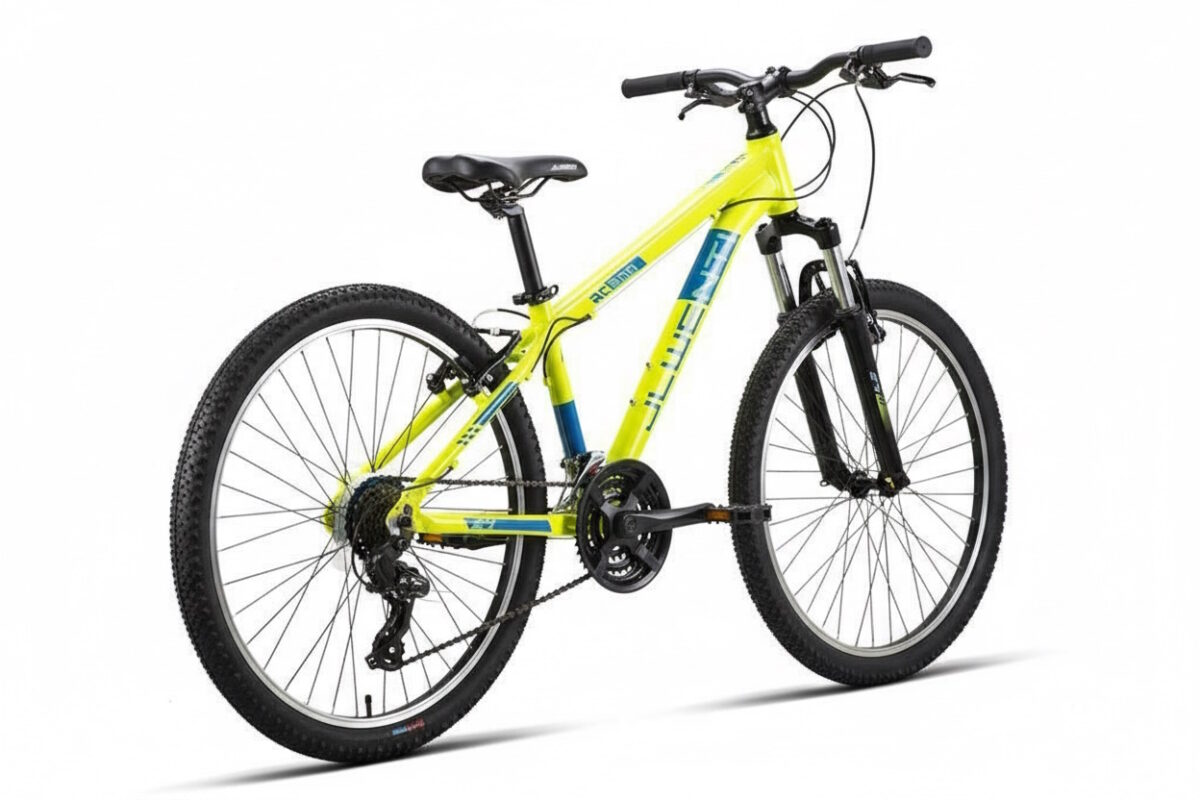 Bicicleta JL Wenti 26" Aluminio, 1x7 Vel con Doble Mando Shimano, Barra Alta o Barra Baja