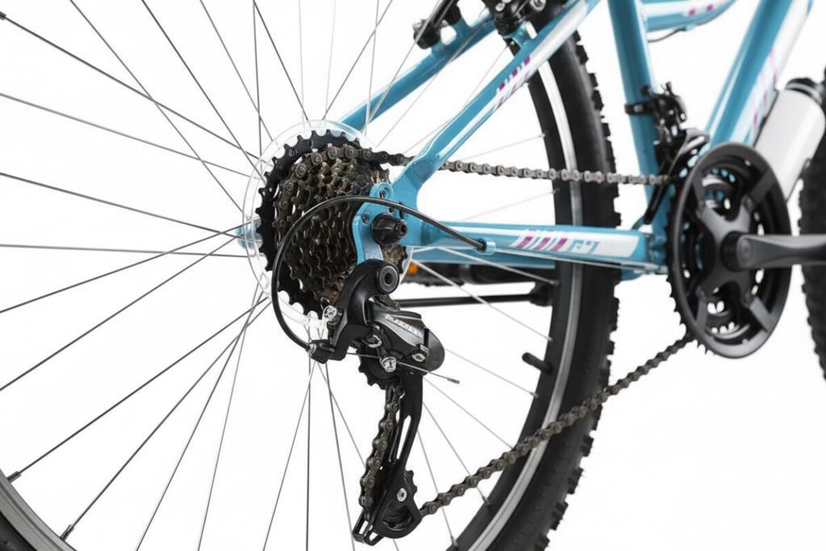 Bicicleta JL Wenti 26" Aluminio, 1x7 Vel con Doble Mando Shimano, Barra Alta o Barra Baja