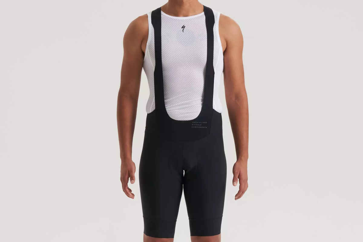 Culote Prime con tirantes para hombre Specialized: badana Body Geometry triple densidad, tejido transpirable y ajuste estable para rutas largas