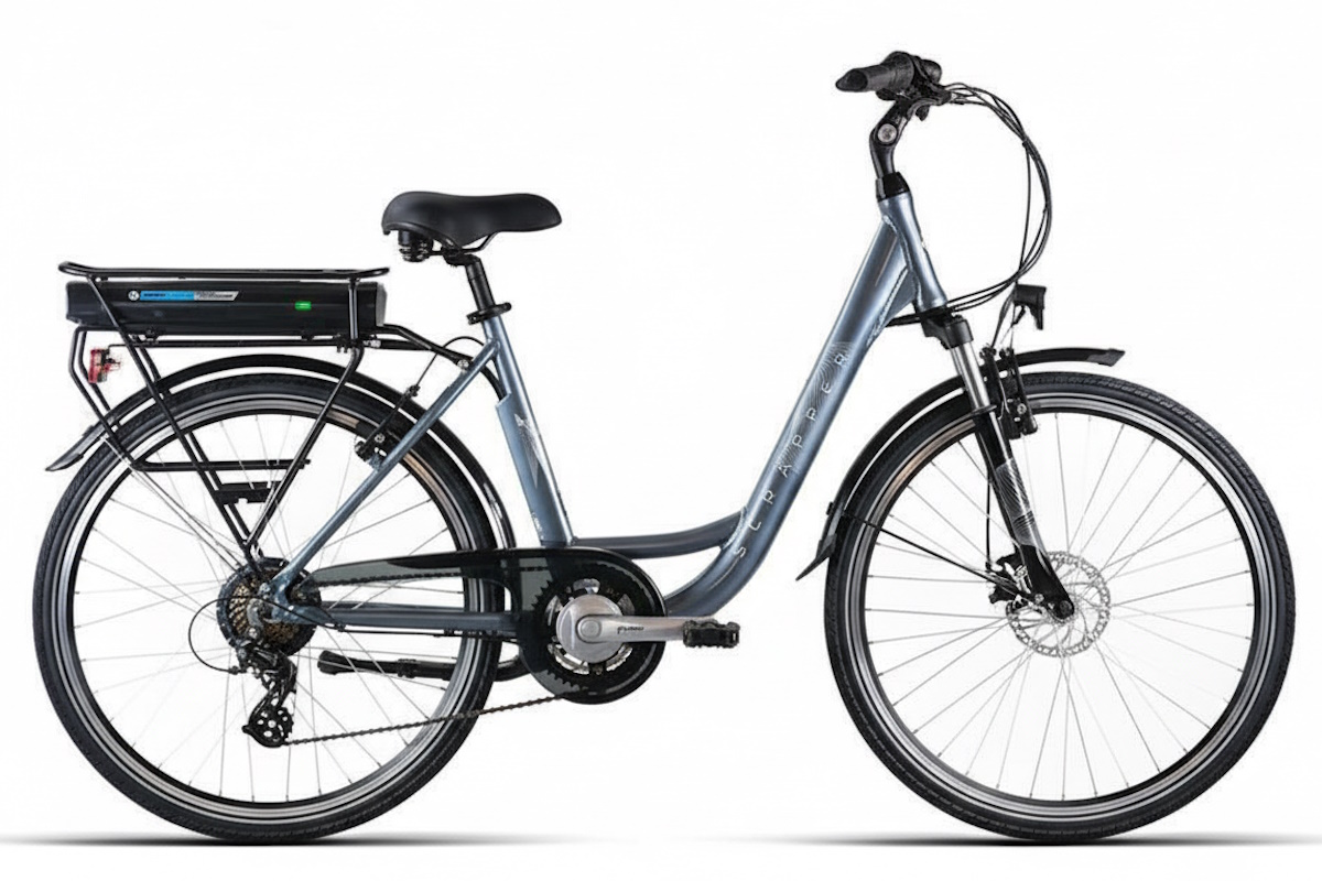 Ebike JL‑Wenti 26” aluminio con motor trasero MXUS 36V 250W, batería 13Ah, cambios Shimano Altus 7v y frenos V‑Brake. Compra segura en TheBike.es.
