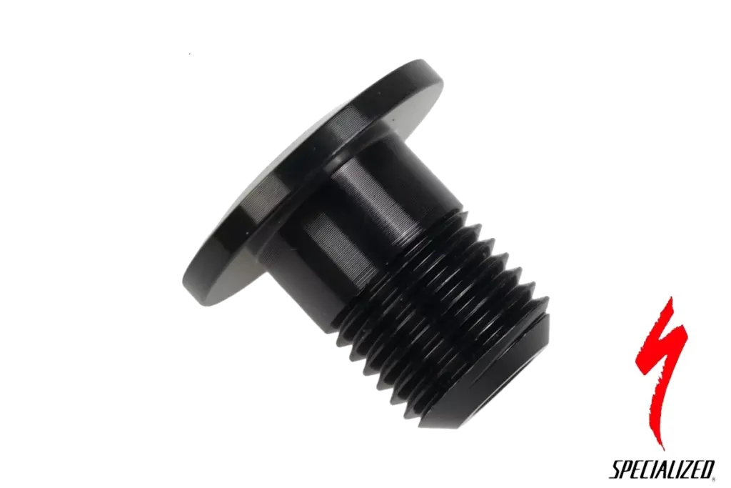 Imagen de el perno de montaje de batería para bicicletas electricas Specialized Turbo Levo y Turbo Kenevo de 2da Genenarcion. Asegura la batería en su punto de fijación, manteniendo el conjunto estable y correctamente asentado en el cuadro.