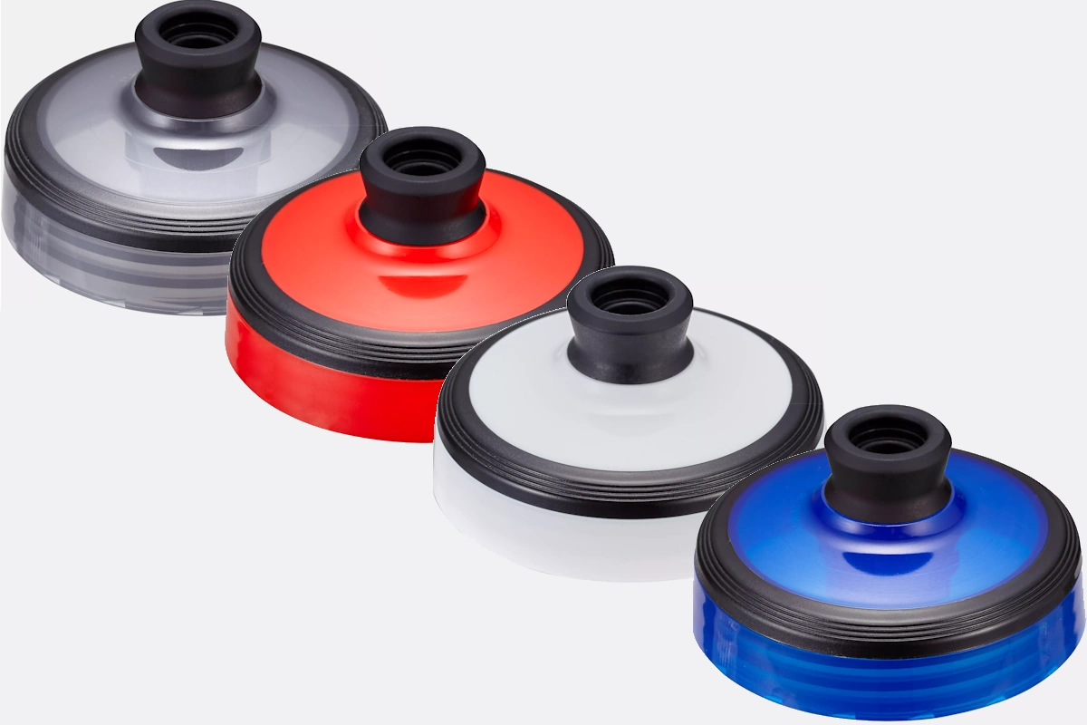 Tapa bidón Specialized OMNI Cap con válvula auto-sellante antigoteo y agarre de goma