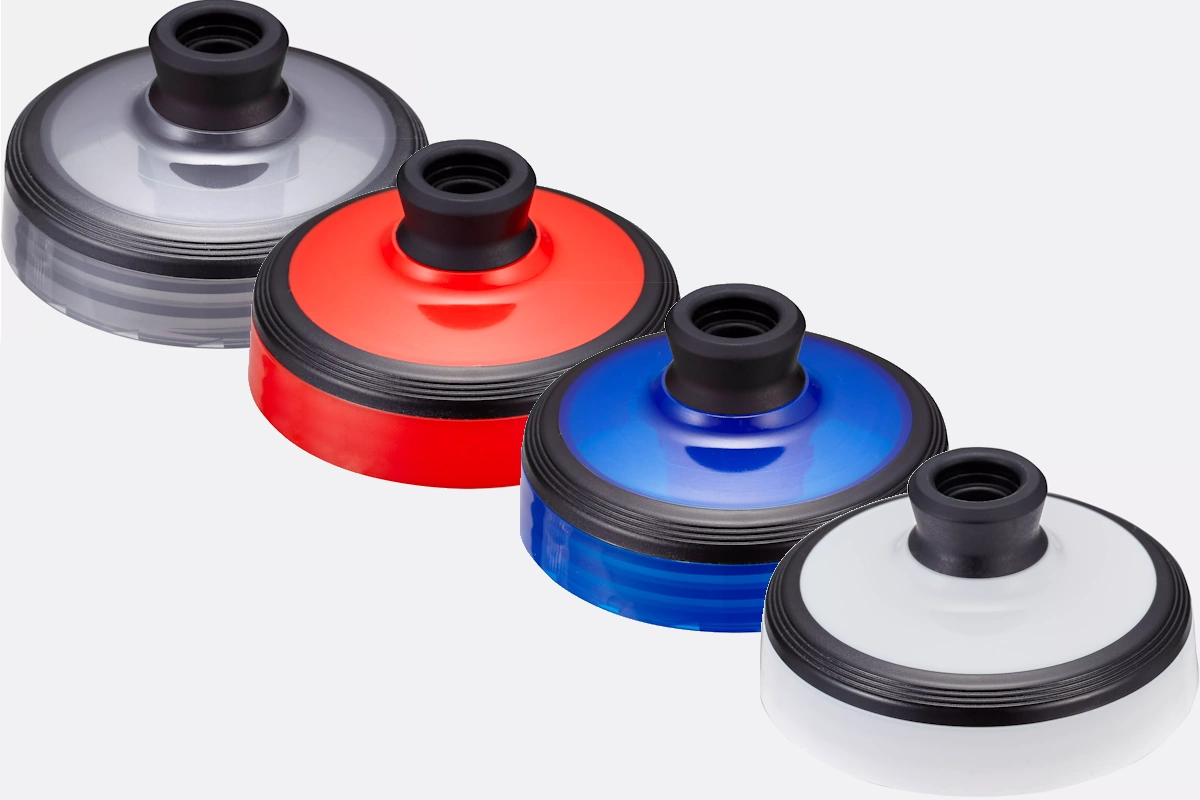 Tapa bidón Specialized OMNI Cap con válvula auto-sellante antigoteo y agarre de goma