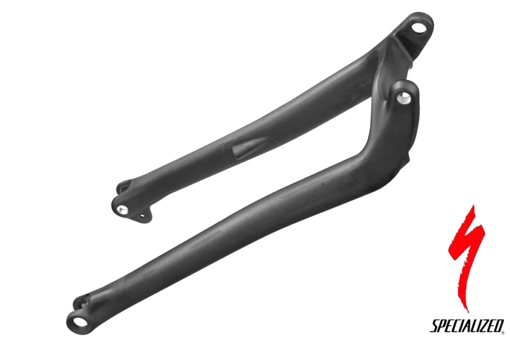 Vaina de carbono FACT de recambio para Turbo Levo Gen.2 con rueda 29" y puntera 148 x 12 mm con eje pasante. Recambio Specialized SKU:S211500004 (ver compatibilidad).