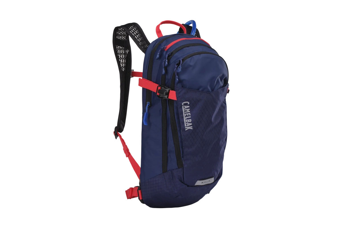 Mochila CamelBak M.U.L.E. 12L con depósito 3L, panel Air Support ventilado y bolsillos para herramientas