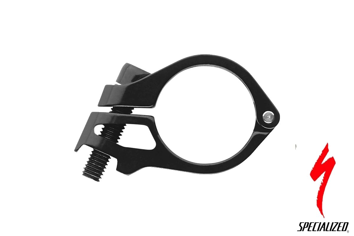 Compra la abrazadera Specialized Command Post SRL para colocar el mando de la tija en la posición del desviador. Aluminio ligero, bisagra e instalación sencilla.