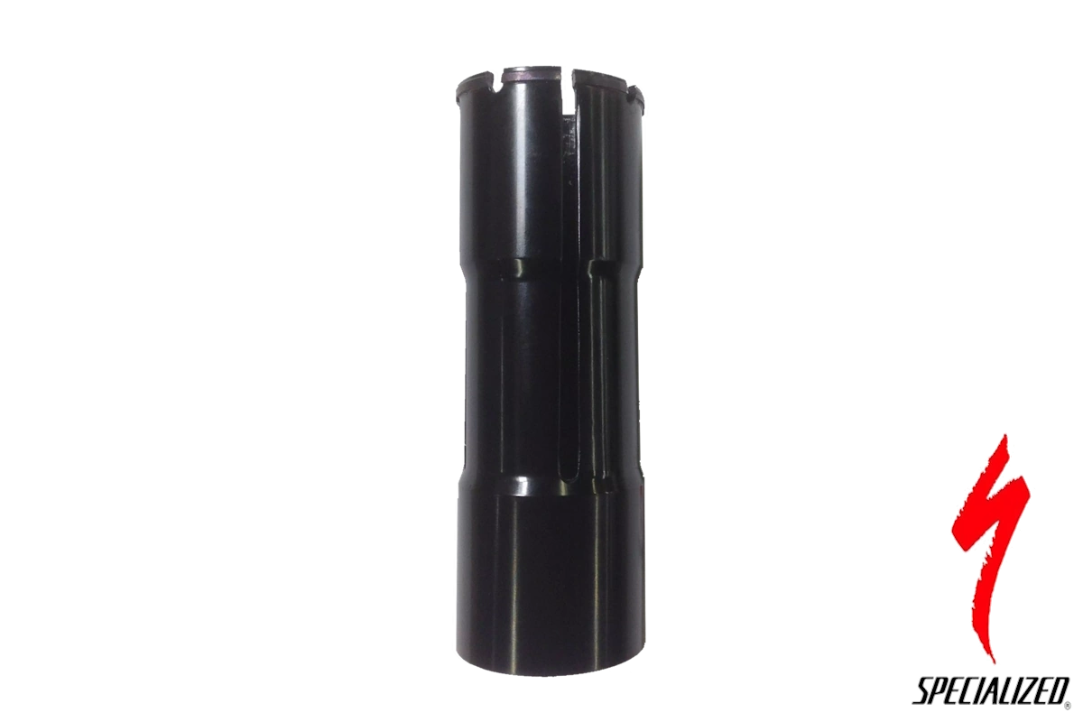 Compra el adaptador de tija Specialized S174900001 para montar tijas de 30,9 mm en cuadros de 34,9 mm. Longitud 102,5 mm. Compatible con carbono y aleación.