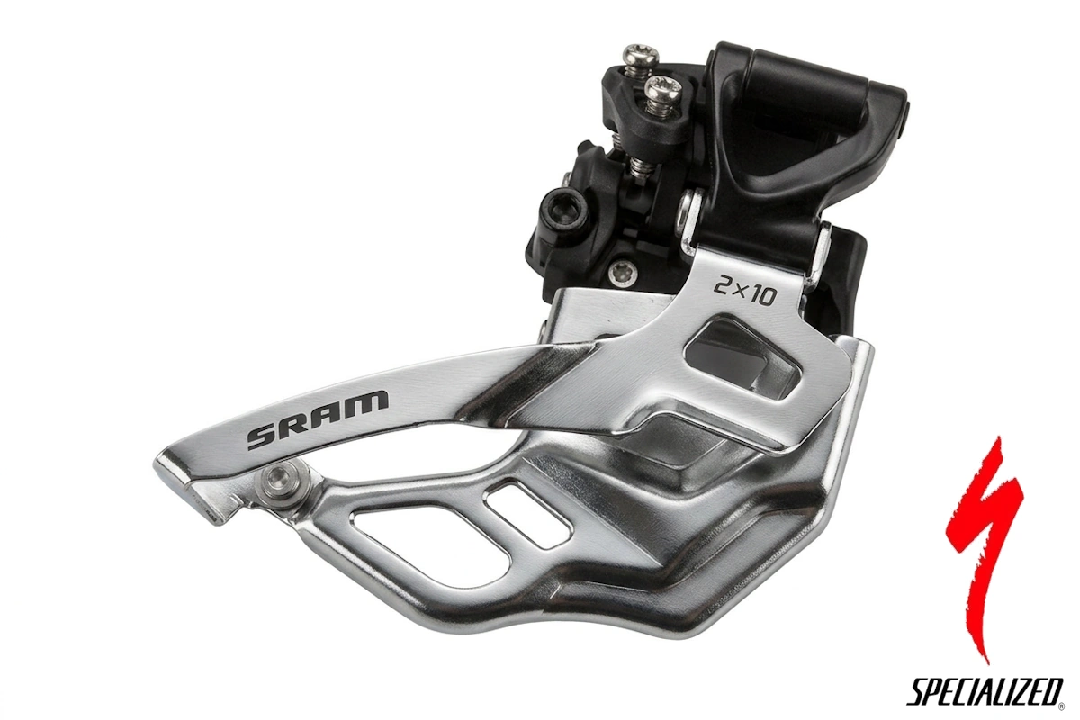 Compra el desviador delantero Specialized S161900001 SRAM 2x10 para Stumpjumper FSR y Rhyme compatibles de 2015 y 2016.