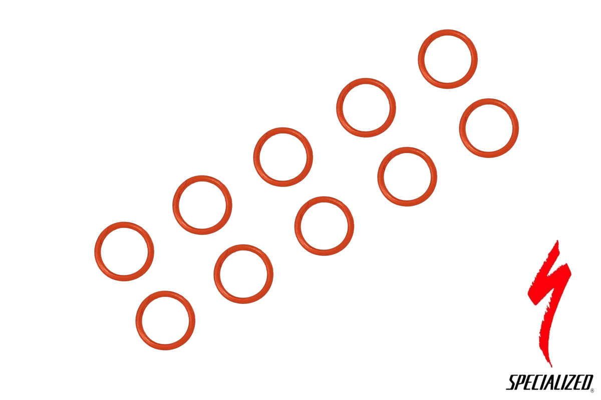 Compra las juntas tóricas Specialized S226800012 para cables de sensor, cables de luz y tapones ciegos en motores Brose. Pack de 10 unidades.