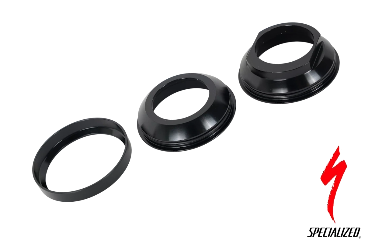 Compra el kit de cazoletas de dirección ajustables Specialized S212500015 con opción zero offset y +/-1° para Levo, Levo SL y Stumpjumper EVO Alloy compatibles.