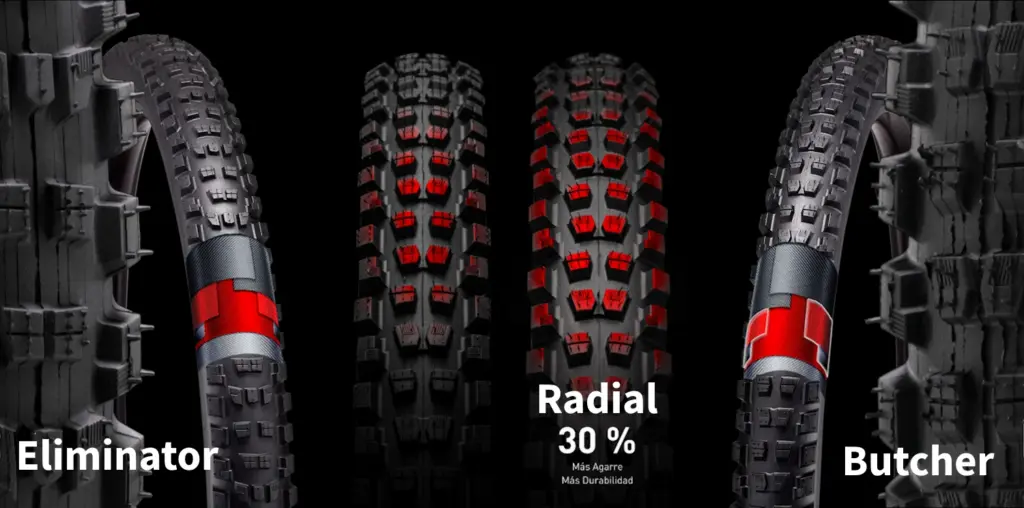 Specialized presenta los nuevos Butcher y Eliminator Grid Gravity Radial: más agarre, mejor control y mayor conformidad con el terreno sin recurrir a presiones extremas.