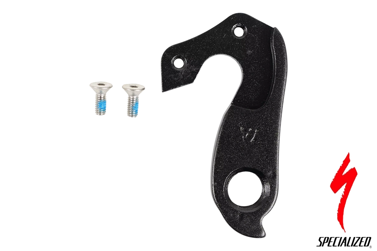 Compra la patilla de cambio Specialized 9890-4227 de aluminio Rev 4. Compatible con muchos modelos Tarmac, Roubaix, Shiv, Venge, Ruby y CruX. Incluye tornillos M3.