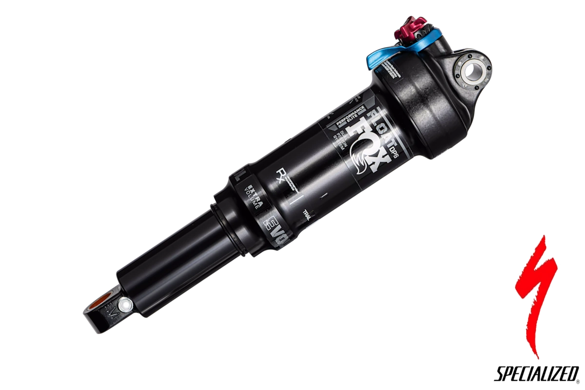 Amortiguador trasero Specialized S234200004 Fox Float DPS Performance Elite con tune específico para Turbo Levo Gen 3 compatible en talla S1. 210x52.5 mm.