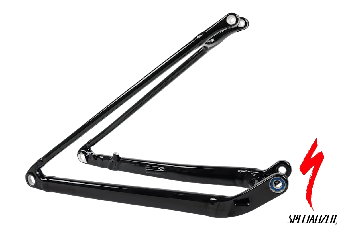 Repuesto original Specialized: tirante trasero de aleación para Chisel FS 2024 y modelos Chisel 2025/2026 compatibles. Boost 148x12, eje pasante y compatibilidad con SRAM UDH