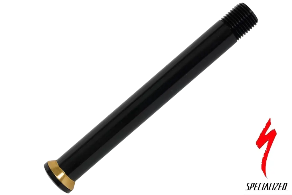 Repuesto original Specialized S220200001: eje pasante delantero Bolt-On 110x15 mm para Riprock 20 y 24 con horquilla rígida de aluminio. Verifica compatibilidad antes de comprar.
