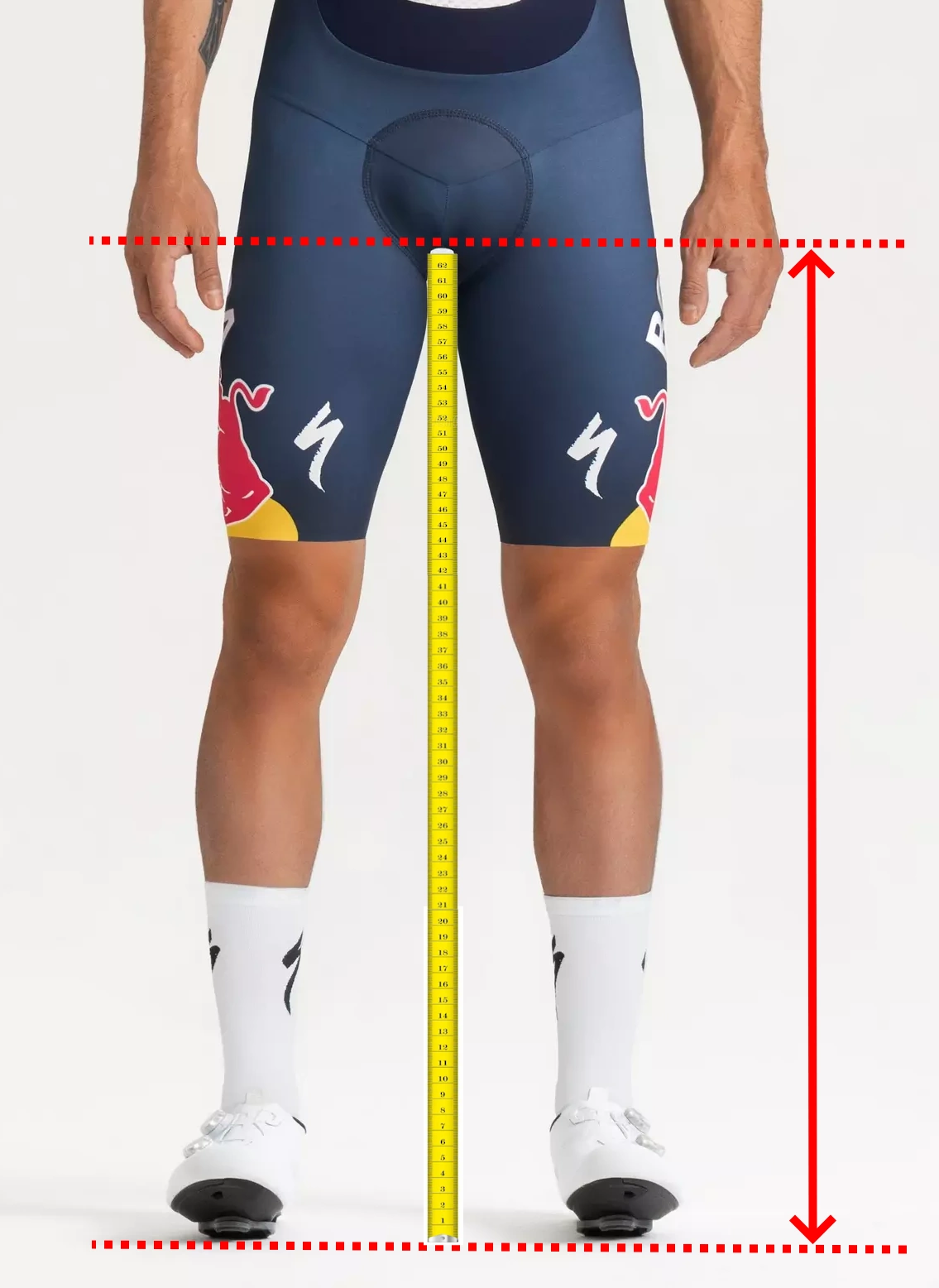 Cómo medir la entrepierna para calcular la talla MTB