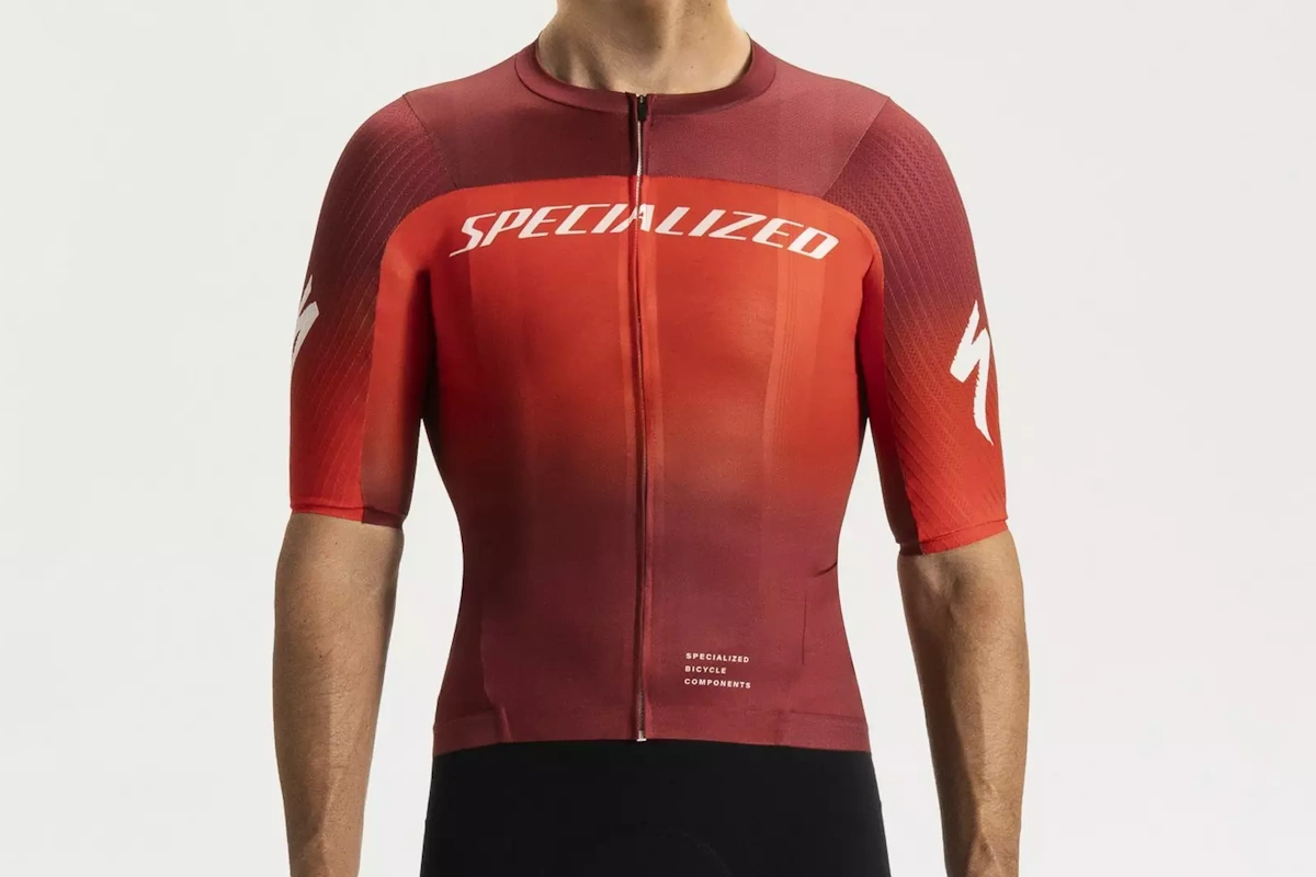 Maillot manga corta Specialized XCO Factory Replica Race Vivid Red competición cross country SlipLayer