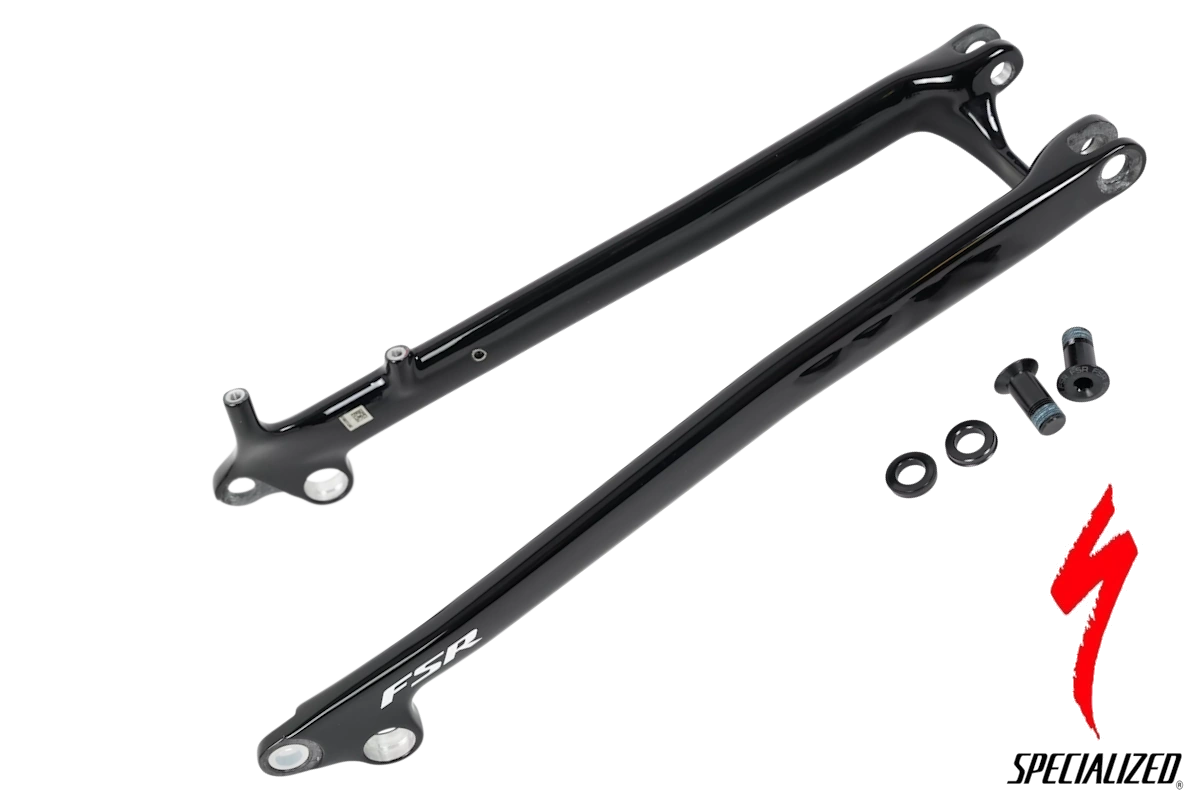Vaina trasera carbono FACT Specialized Stumpjumper / Levo 2018 2019 2020 gloss black white repuesto original
