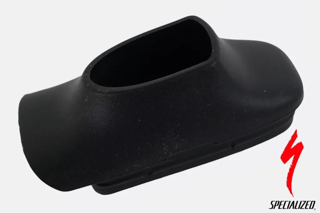 Funda de goma contorneada para tija sillín de la Roubaix SL8. Integración perfecta con el cuadro. Repuesto original Specialized SKU S199900095.
