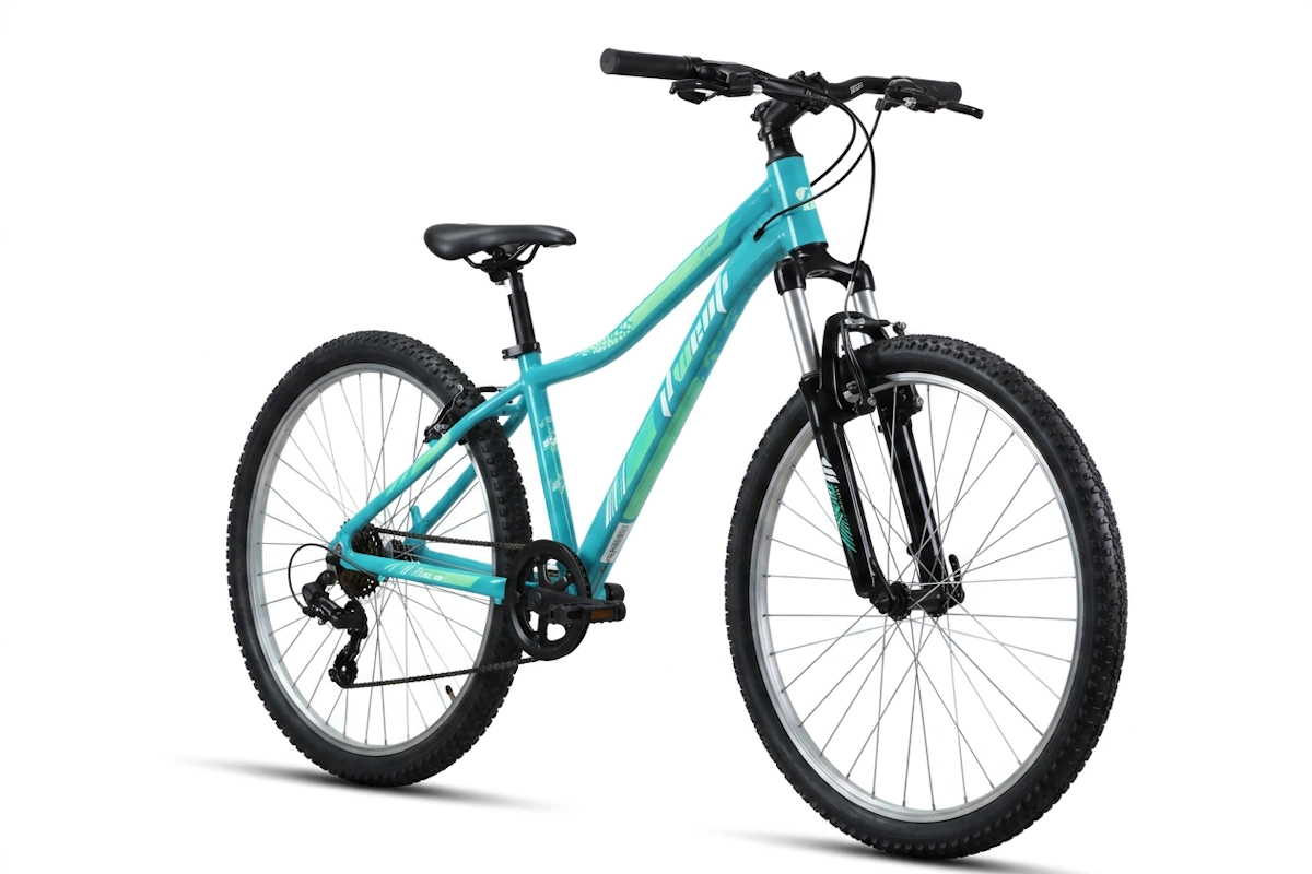 Bicicleta aluminio 26" MTB barra baja JL Wenti aluminio 1x7 - Imagen 7