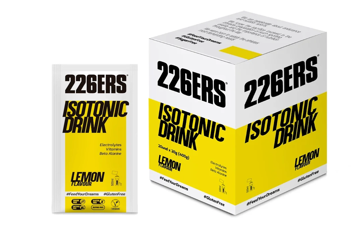 Caja monodosis Isotonic Drink 226ERS sabor limón