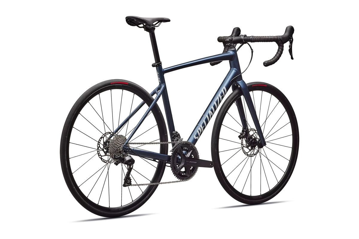 Bicicleta de carretera Specialized Allez Comp con Shimano 105 de 12 velocidades Color: Cast Blue Metallic / Dune White