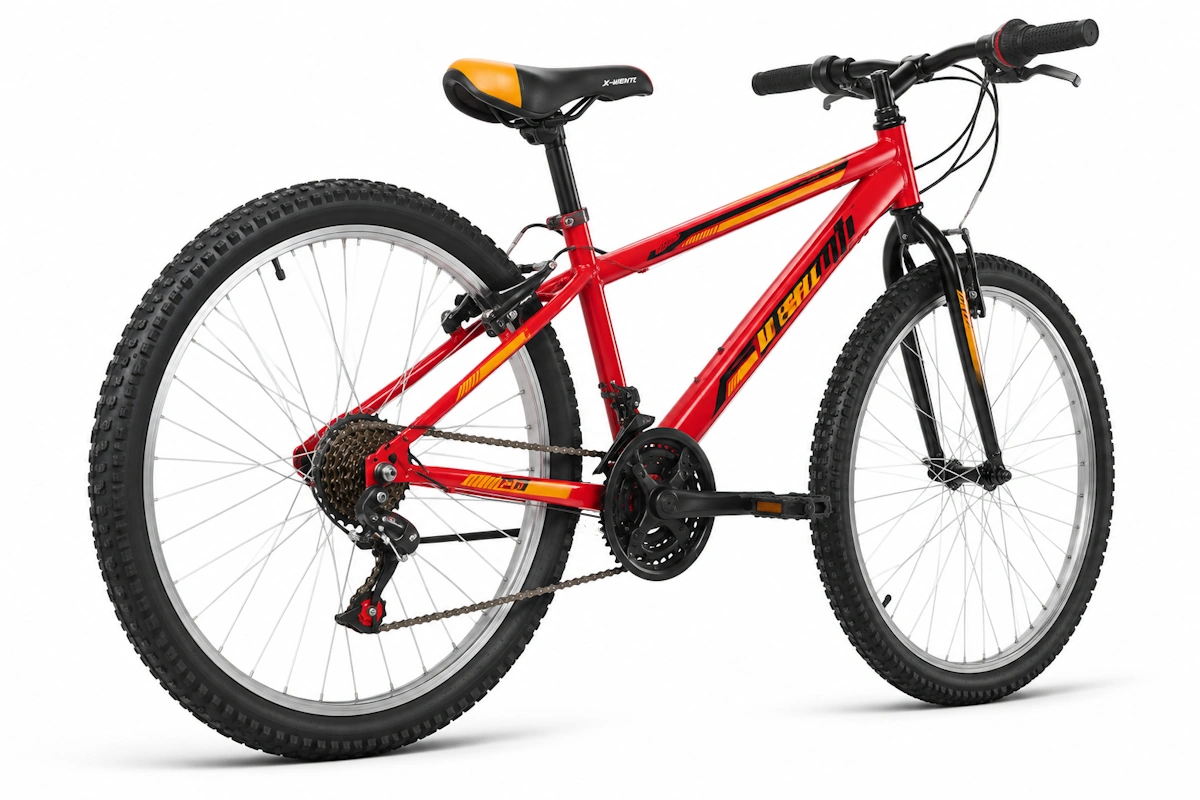 Bicicleta MTB 24" JL Wenti B300 Acero ECO Barra Alta 18V - Imagen 5