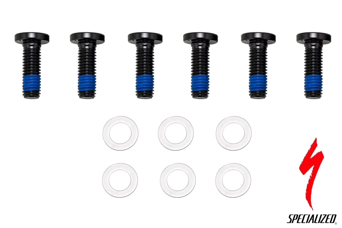 Kit S240500008 para montar el motor en Turbo Levo 4. Incluye 6 tornillos M8 y 6 arandelas