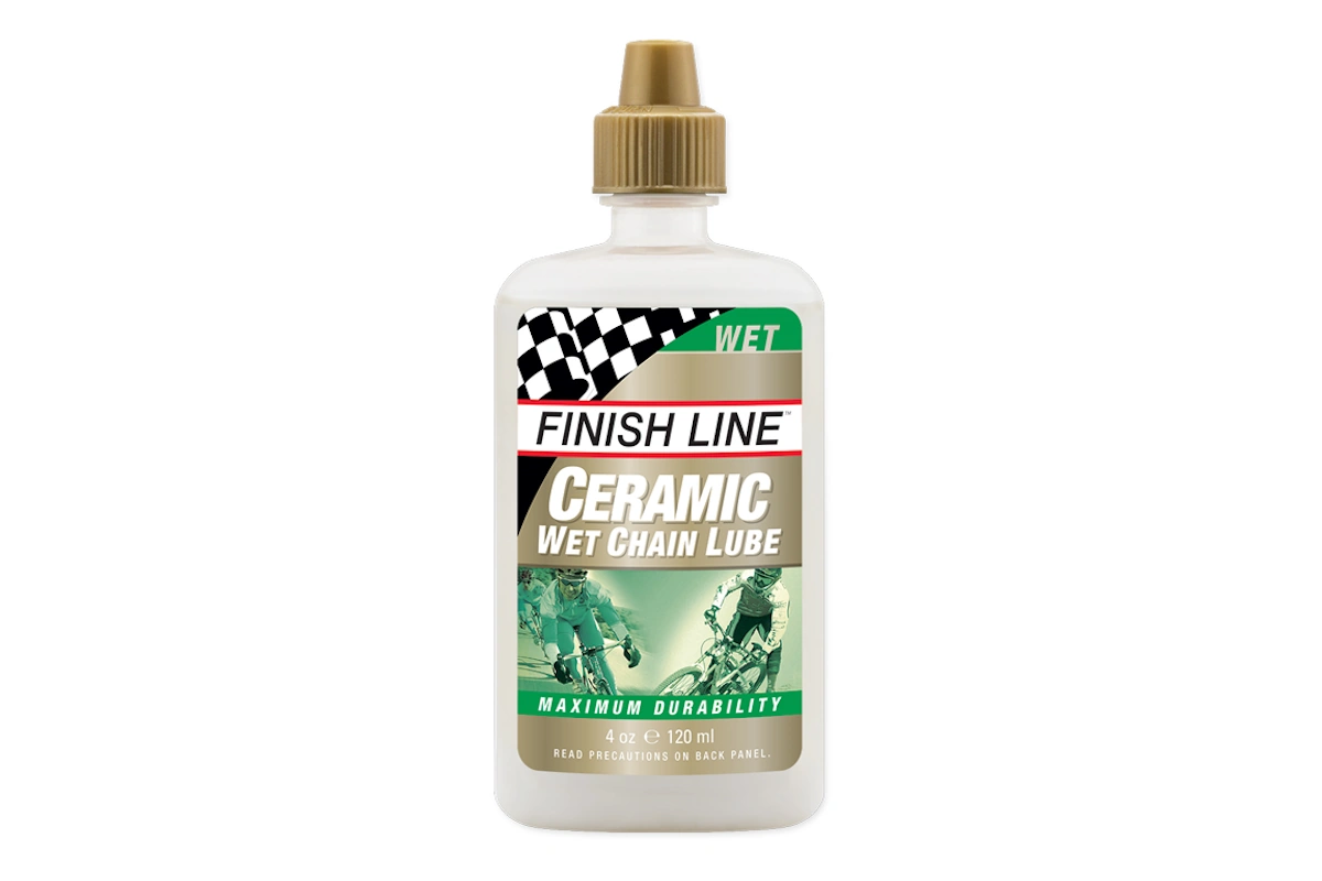 Lubricante Finish Line Ceramic Wet Chain Lube 120 ml para condiciones húmedas
