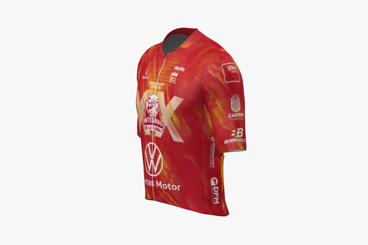 Diseño conmemorativo XX Integral de la Cabra en maillot Tactic